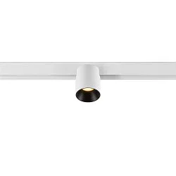 track spot FIXT-IT! round, surface-mounted version, suitable for VDU workstation IP20, black, white, lacquered dimmable