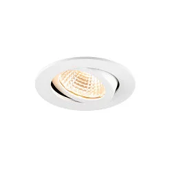 ceiling recessed luminaire NEW TRIA® 68 AIRTIGHT suitable for VDU workstation IP23, white, lacquered dimmable
