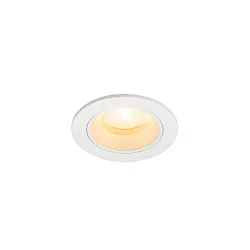 ceiling recessed luminaire NUMINOS® XS round, suitable for VDU workstation IP20, white, lacquered dimmable