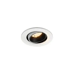 Luminaria empotrable para techos NUMINOS® MOVE S giratorio, apto para puestos de trabajo VDU IP20, negro, blanco regulable