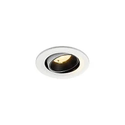 ceiling recessed luminaire NUMINOS® MOVE S swivelling, suitable for VDU workstation IP20, black, white dimmable