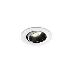 ceiling recessed luminaire NUMINOS® MOVE S swivelling, suitable for VDU workstation IP20, black, white dimmable