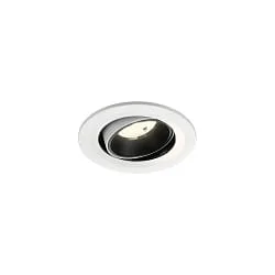 ceiling recessed luminaire NUMINOS® MOVE S swivelling, suitable for VDU workstation IP20, black, white dimmable