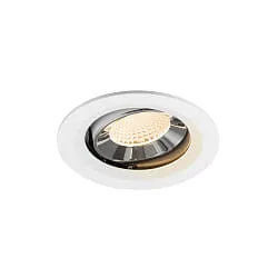 ceiling recessed luminaire NUMINOS® MOVE M swivelling, suitable for VDU workstation IP20, chrome, white dimmable