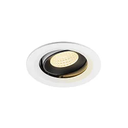 ceiling recessed luminaire NUMINOS® MOVE M swivelling, suitable for VDU workstation IP20, black, white dimmable
