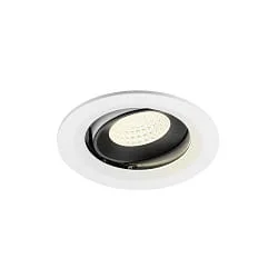 ceiling recessed luminaire NUMINOS® MOVE M swivelling, suitable for VDU workstation IP20, black, white dimmable