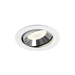 ceiling recessed luminaire NUMINOS® MOVE XL swivelling, suitable for VDU workstation IP20, chrome, white dimmable