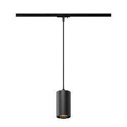 1-phase pendant luminaire ASTO TUBE with lamp socket GU10 IP20, black