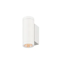 outdoor wall luminaire HELIA PRO S SINGLE 1 flame, cylindrical, DALI controllable, impact resistant IP65, white