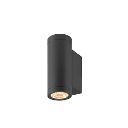 outdoor wall luminaire HELIA PRO S SINGLE 1 flame, cylindrical, DALI controllable, impact resistant IP65, anthracite