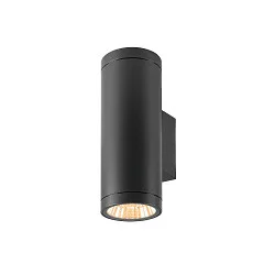 outdoor wall luminaire HELIA PRO L UP/DOWN up / down, cylindrical, DALI controllable, impact resistant IP65, anthracite