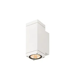 Luminaria de pared para exteriores THEO PRO S SINGLE pequeño, angular, controlable por DALI, resistente al aire marino IP65