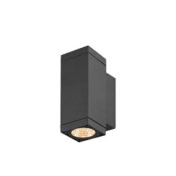 Luminaria de pared para exteriores THEO PRO S UP/DOWN pequeño, angular, controlable por DALI, resistente al aire marino IP65