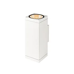 Luminaria de pared para exteriores THEO PRO L UP/DOWN grande, angular, controlable por DALI, resistente al aire marino IP65