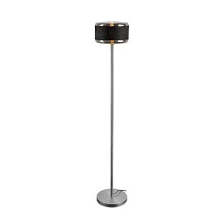 floor lamp PANTILO ROPE 27 E27 IP20, silver dimmable