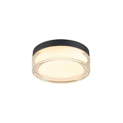Luminaria de pared y techo CYFT XL IP65, negro, barnizado regulable