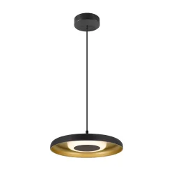 pendant luminaire MOTUNA PD PHASE IP20, gold, black dimmable