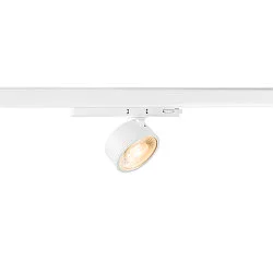 Foco trifásico KALU 2.0 PHASE cilíndrico, UGR < 19, giro cardánico IP20, blanco regulable