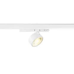 Foco trifásico KALU 2.0 PHASE cilíndrico, UGR < 19, giro cardánico IP20, blanco regulable