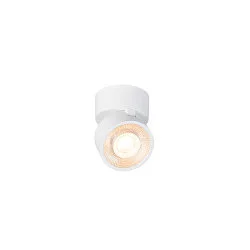 Luminaria de pared y techo KALU 2.0 SINGLE PHASE de 1 llama, UGR < 19, giro cardánico IP20, blanco regulable
