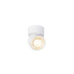 Luminaria de pared y techo KALU 2.0 SINGLE PHASE de 1 llama, UGR < 19, giro cardánico IP20, blanco regulable