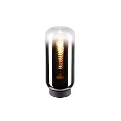 Luminaria de mesa PANTILO SLIM cilíndrico E27, cromo regulable