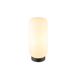Luminaria de mesa PANTILO SLIM cilíndrico E27, blanco regulable