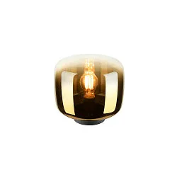 Luminaria de mesa PANTILO cilíndrico E27, dorado regulable