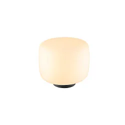 Luminaria de mesa PANTILO cilíndrico E27, blanco regulable