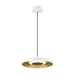 Luminaria colgante MOTUNA PD PHASE IP20, dorado, blanco regulable