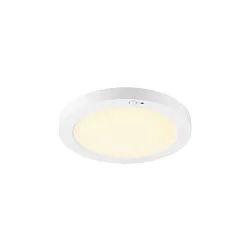 Luz downlight VARIO 220 con sensor IP20, blanco, barnizado 