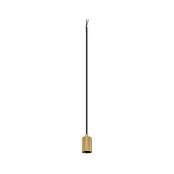 Luminaria colgante FITU PD RIBBED E27 IP20, dorado regulable