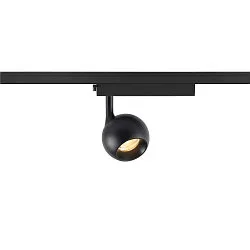 Foco monofásico LIGHT EYE® 2.0 conmutable, giro cardánico, en forma de bala IP20, negro mate 