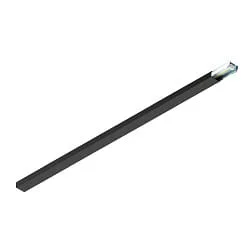 Sistema de iluminación de fila continua portada EASYLIGHT BC 1500 7 25 BK 7 polos, negro