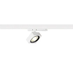 3-phase spot EURO CUBE 2 M PHASE flat, square, cardanic IP20, black, white dimmable