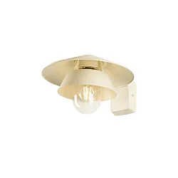 Luminaria de pared SEJERO E27 IP65, beige regulable