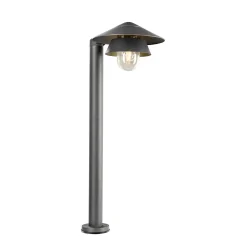 Luminario de bolardo SEJERO 90 POLE con pantalla, con portalámpara E27 IP65, antracita