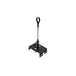 Sistema de iluminación de fila continua ojal de suspensión del cordón EASYLIGHT, negro