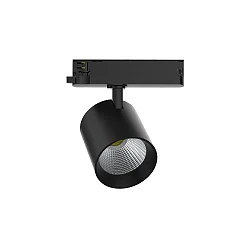Foco trifásico TRACKSPOT C giratorio, apto para puestos de trabajo VDU IP20, negro regulable