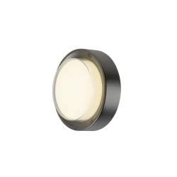 outdoor wall luminaire AINOS SLIDE WL SENSOR CCT square, with sensor, CCT Switch IP65, black