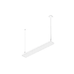 Luminaria colgante WORKLIGHT P LINE 120 apto para puestos de trabajo VDU IP20, blanco regulable