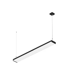 Luminaria colgante WORKLIGHT P LINE 150 apto para puestos de trabajo VDU IP20, negro regulable