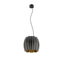pendant luminaire HAVEN 35 with lamp socket, with canopy E27 IP20, gold