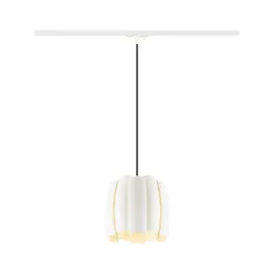 Luminaria colgante de 1 fase HAVEN 25 con portalámpara E27 IP20, blanco