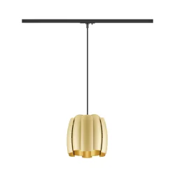 Luminaria colgante de 1 fase HAVEN 25 con portalámpara E27 IP20, dorado