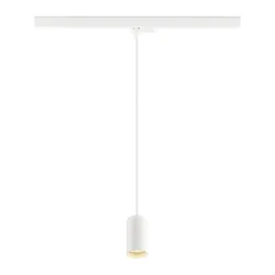Luminaria colgante trifásica PENDELLEUCHTE ENOLA 2.0 M 3PH PD SINGLE QPAR51 de 1 llama, con portalámpara GU10 IP20, blanco