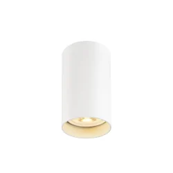 Downlight de superficie ENOLA 2.0 M CL SINGLE QPAR51 de 1 llama, rígido, con portalámpara GU10 IP20, blanco