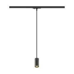 Luminaria colgante de 1 fase PENDELLEUCHTE ENOLA 2.0 M 1PH PD SINGLE GU10 PAR11 de 1 llama, con portalámpara GU10 IP20, negro