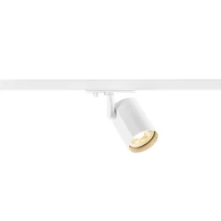 Foco monofásico BIMA 2.0 1PH SINGLE QPAR51 de 1 llama, cardánico, con portalámpara GU10 IP20, blanco