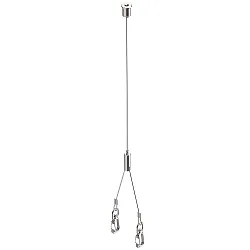Suspensión del techo BATTEN INDUSTRY C+P, plata